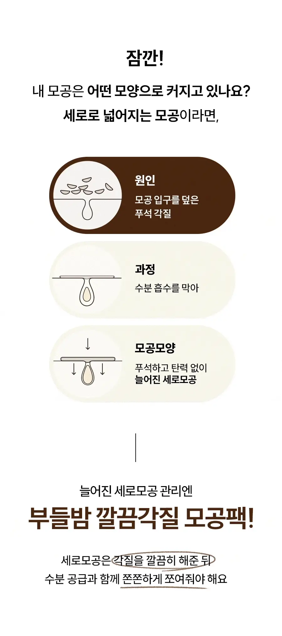 [화잘먹]한율 부들밤 깔끔각질 모공팩 100ml (15ml+모공패드 4매)기획 상세페이지 9